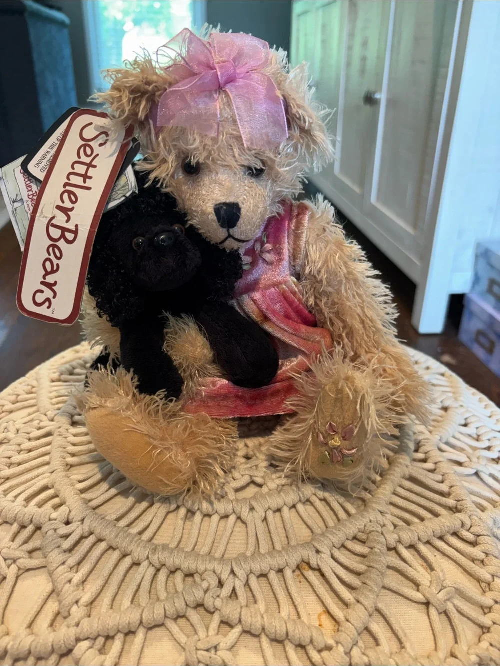 Settler Bear Mia and Daisy with tags